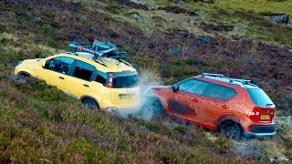 Suzuki Ignis vs Fiat Panda Mountain Race  Top Gear Series 26 [upl. by Enimassej]