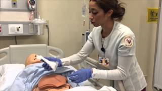 3M™ Tegaderm™ CHG IV Dressing 1657R Application and Removal Video CVC [upl. by Acisse113]