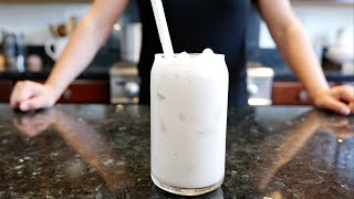 How to make Refreshing Coconut Agua Fresca recipe  Coconut Milk water Drink [upl. by Dagnah]