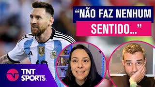 quotNÃO TEM JUSTIFICATIVAquot CORRESPONDENTES FICAM INCRÉDULOS COM MESSI VENCENDO O THE BEST [upl. by Katey758]