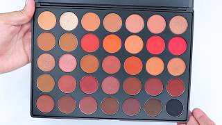 Morphe 3502 Eyeshadow Palette  Swatches [upl. by Niamert]