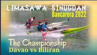 LIMASAWA SINUGDAN BANCARERA 2022 The Championship [upl. by Aropizt795]