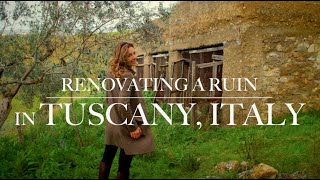 BUILDING A DREAM ITALIAN FARMHOUSE Renovating a Ruin Part 1 [upl. by Hedda]