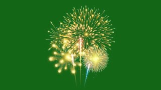 Fireworks green screen no copyright  green screen fireworks  fireworks green screen with sound [upl. by Rutherford]