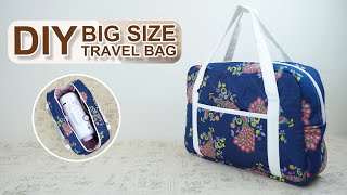 DIY How to sew a sewing machine bag  DIY large travel bag  Sewing Guide for Beginners [upl. by Neelie]