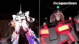 Opening ceremony for Japan’s Unicorn Gundam statue in Odaiba Tokyo [upl. by Ellegna]