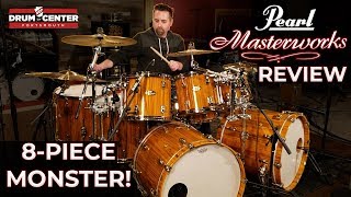 Pearl Masterworks Stadium Drum Set Review [upl. by Jopa]