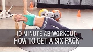 10 Minute Ab Workout How to Get a Six Pack [upl. by Adnalor]