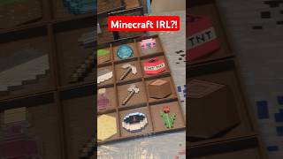 Minecraft Inventory IRL  Minecraft Collection minecraft [upl. by Nanoc]