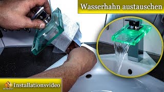 Wasserhahn am Waschbecken selbst wechseln  so gehtâ€™s [upl. by Addi]