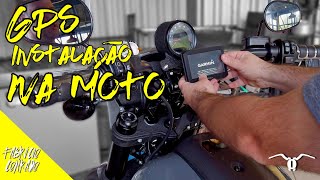 Como instalar GPS em moto Garmin ZUMO TomTom  Multilaser etc [upl. by Gnov]