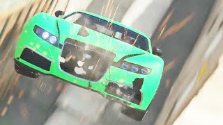 EXTREME CAR LAUNCH GTA 5 Funny Moments [upl. by Notreb]