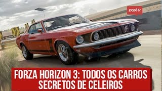 Forza Horizon 3 localização dos carros secretos nos celeiros [upl. by Akerboom]