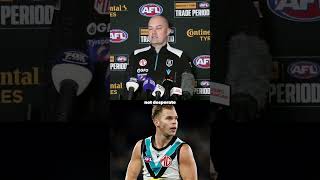 Port Adelaide Football Boss spoke to the media on the Dan Houston trade talks afl [upl. by Netsirhk]