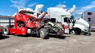 Cheap Salvage Semi Trucks For Sale [upl. by Aileno]