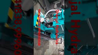 Hydraulic multipurpose cutting press with sheet bending  electrical panel operated punching press [upl. by Inaej]