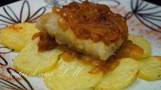 BACALAO A LA PORTUGUESA RECETA FÁCIL [upl. by Ogir]