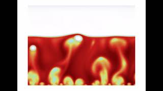 Boiling simulation by lattice Boltzmann method [upl. by Yblek]