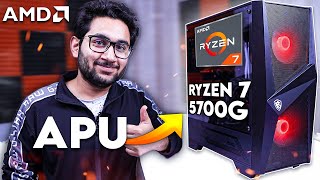 AMD Ryzen 5700G APU PC Build  Gaming Editing amp Benchmarks [upl. by Evetta545]