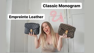 Louis Vuitton Pochette Metis  Monogram Vs Empreinte Comparison and Review [upl. by Rikki900]