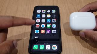 Connect AirPod Pro to iPhone 11 [upl. by Aiciruam]