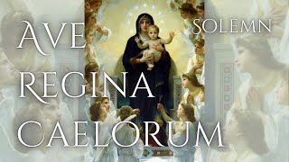 Ave Regina Caelorum  solemn tone  Gregorian Chant [upl. by Ecienal]