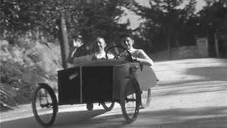 Mochet Velocar in Action  Bermuda 1937  Novelty Tourist Rental in St Georges [upl. by Sharman704]