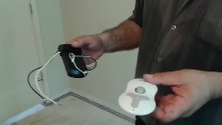 How To Install a Ceiling Fan Remote Control  Hunter 99122  Step By Step [upl. by Naoh937]