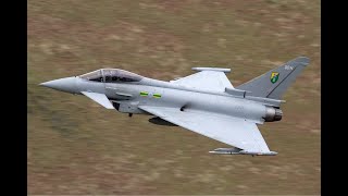 RAF Eurofighter Typhoons Cockpit footage intercepting a Russian Flanker [upl. by Joshua]