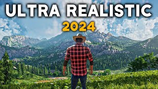 TOP 25 NEW Upcoming REALISTIC Games of 2024 [upl. by Camus]