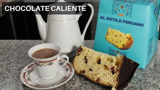 El Auténtico CHOCOLATE CALIENTE DE LAS CASAS PERUANAS ☕️  Receta Fácil RÁPIDO Chocolatada Casera [upl. by Claudian44]