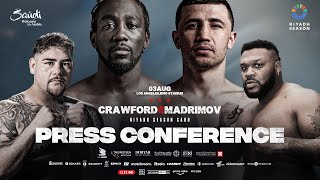 Terence Crawford Vs Israil Madrimov amp Undercard Final Press Conference [upl. by Virg]