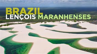 LENÇOIS MARANHENSES BRAZIL A DESERT with a THOUSAND LAGOONS  ALL sights [upl. by Lynett615]