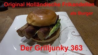 Original Holländische Frikandellen als Burger  Der Grilljunky 363 [upl. by Kala]