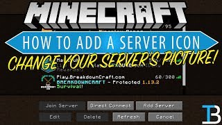 How To Add A Server Icon To Your Minecraft Server Change Your Minecraft Server Icon [upl. by Emile550]