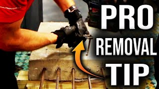 How To Remove A STUCK Masonry Drill Bit In CONCRETE [upl. by Sorkin49]