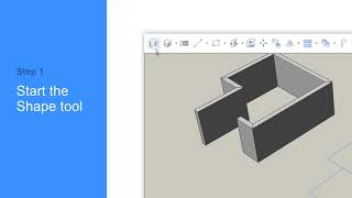 BricsCAD Shape Grundlagen Erstellen von Grundrissen [upl. by Itraa]