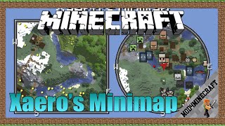 Xaero’s Minimap Mod 117111221710 amp Tutorial Downloading And Installing For Minecraft [upl. by Adnohs]