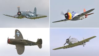 RC WARBIRDS IN ACTION [upl. by Christen16]