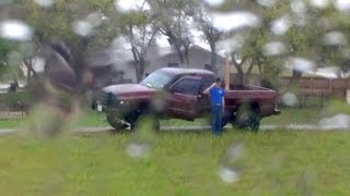 Soldier Pulls Off Road To Salute Fallen Vets Funeral Procession In Pouring Rain [upl. by Solakcin777]