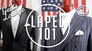 Everything You Need to Know About Lapels  Gents Lounge  Mens Fashion [upl. by Etteneg82]