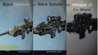 Black HammerBlack SpindleWhisper of the Worm Comparison [upl. by Selrac239]