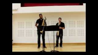 Tenor Sax Duet  Elegy [upl. by Hamas]