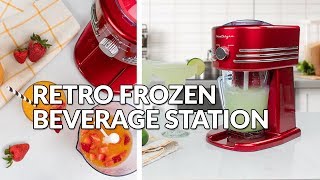 FBS400RETRORED  Retro Frozen Beverage Station [upl. by Htebaile454]