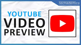 How To Turn Off YouTube Thumbnail Preview  Quick amp Easy 📱 [upl. by Ohaus631]