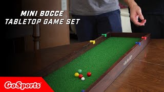 GoSports Mini Bocce Tabletop Game Set [upl. by Hunt]