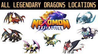 Nexomon Extinction  Catching all Legendary Dragons with Locations [upl. by Phina113]