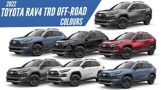 2022 Toyota RAV4 TRD OffRoad – All Color Options – Images  AUTOBICS [upl. by Howell]