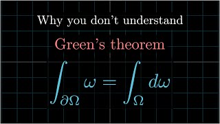 Why you dont understand GREENS THEOREM  Geometric Algebra Calculus 3 Vector Calculus [upl. by Annawak]