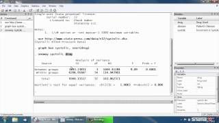 Oneway ANOVA in Stata® [upl. by Cline]